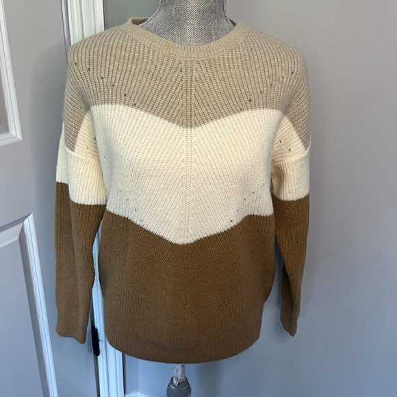 SMF Women's Multi Color Knit Crewneck Sweater Size M NWOT - Picture 2 of 3